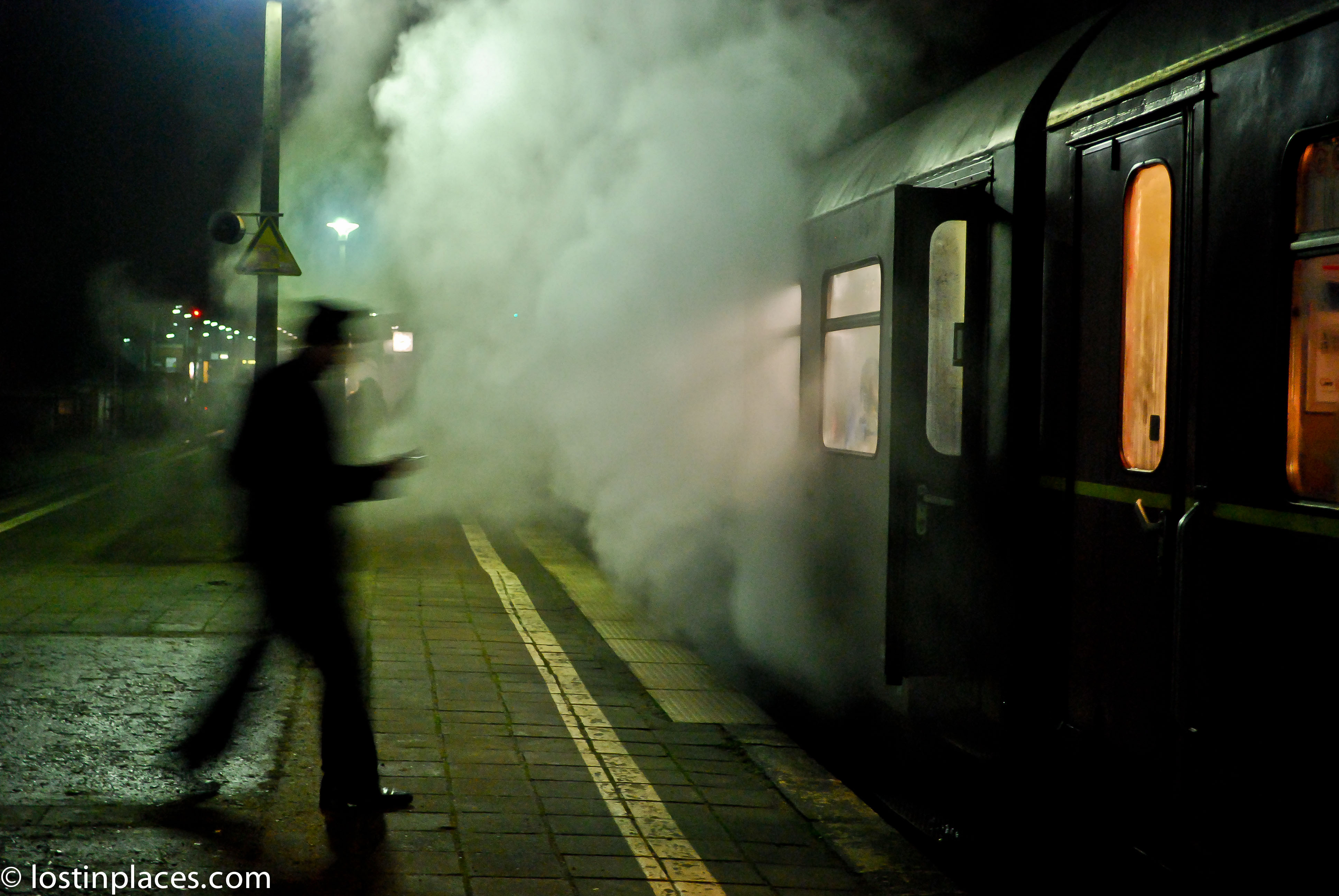Zugführer im Nebel